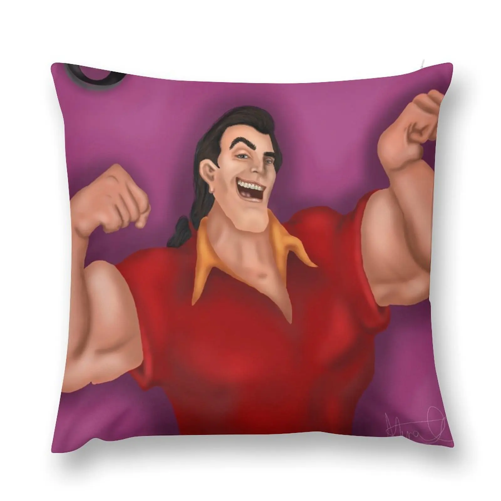 Gaston - Злодеи Подушка FairyTales Рождественская подушка Наволочка