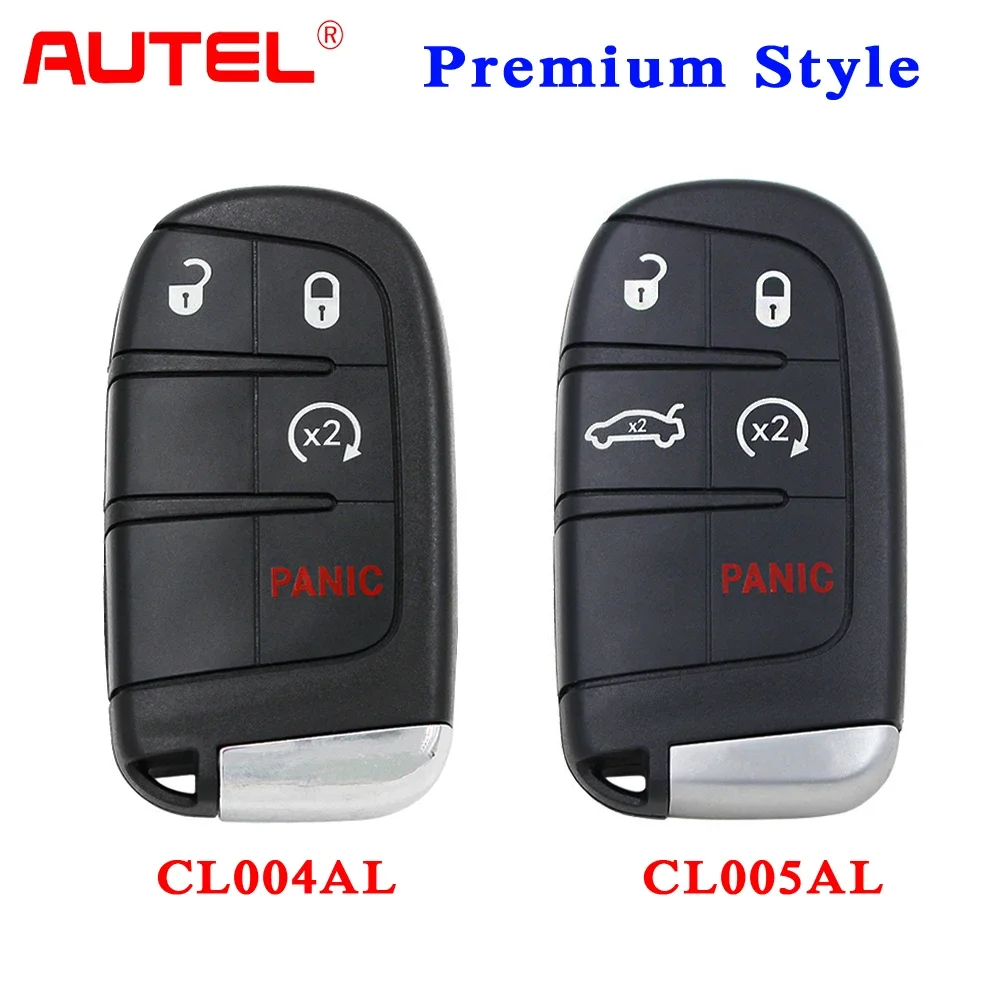 Умный ключ AUTEL MAXIIM IKEY в премиум-стиле для Chrysler CL004AL CL005AL используемый с MaxiIM KM100 KM100E