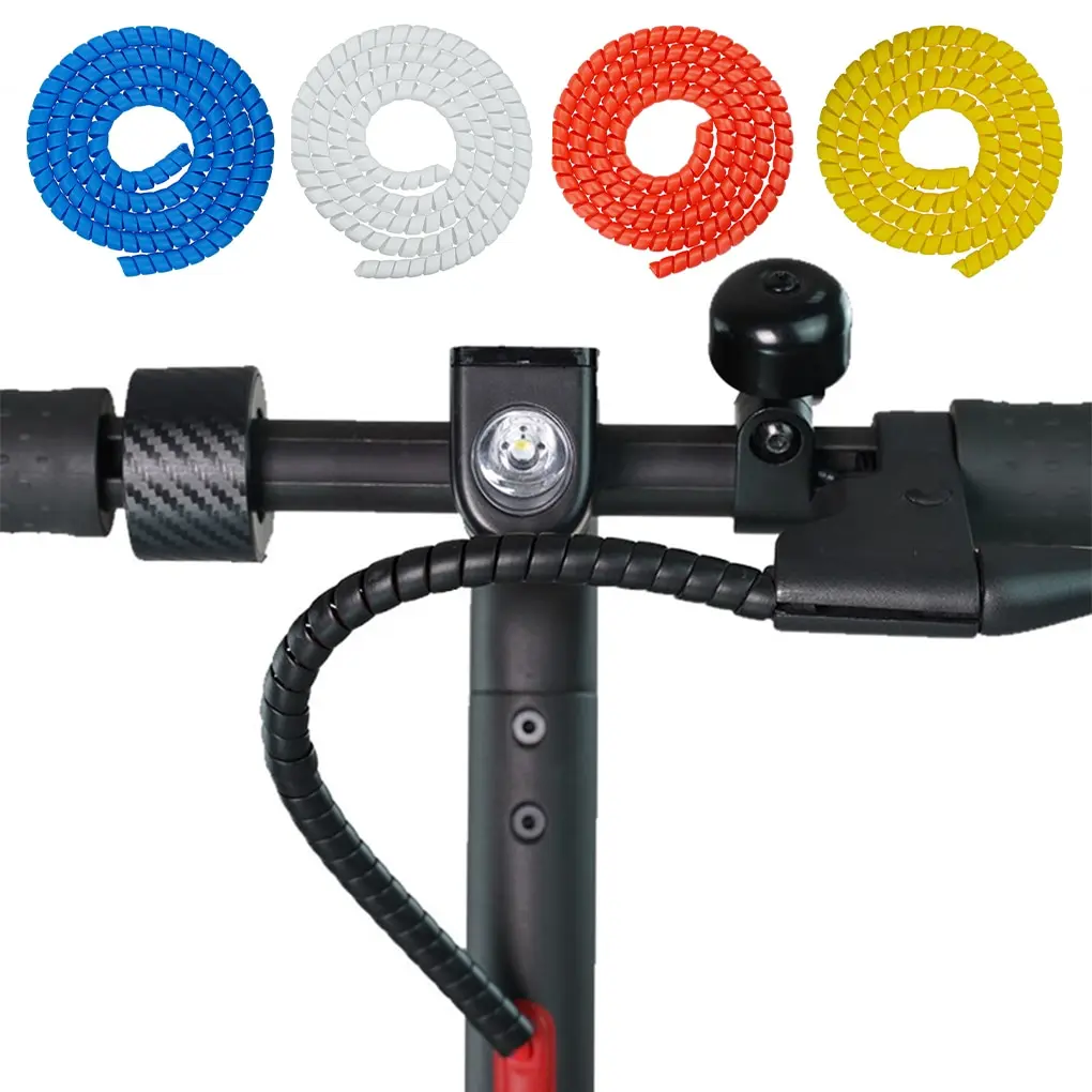 

Line Organizer Pipe Protection Spiral Wrap Winding Cable Wire Protector Cover Tube For XIAOMI M365/PRO Electric Scooters
