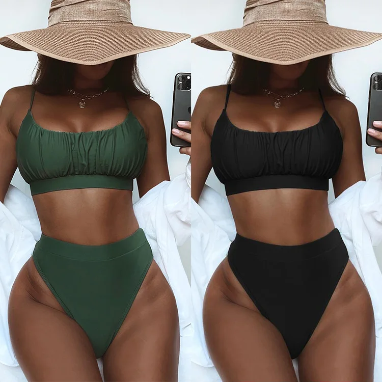

Women 2 Pieces Bikinis Set Classic Womens Swimsuits High Waist Designer Bikini Two Piece Set Summer Fashion