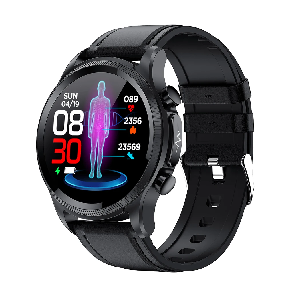 

Cardica Blood Glucose Smart Watch ECG Monitoring Blood Pressure Body Temperature Smartwatch Men IP68 Waterproof Fitness Tracker