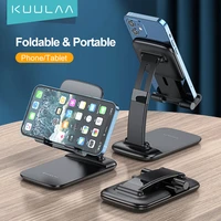 KUULAA Phone Tablet Stands Desktop Holder For iPad Pro iPhone Huawei Adjustable Foldable Mobile Phones Desktop Support 12 9in