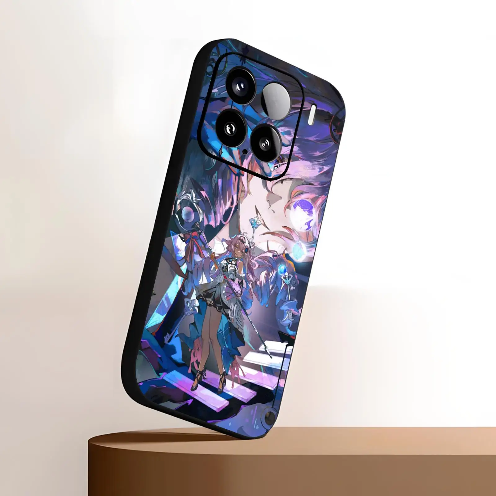 Фото Чехол для телефона Xiaomi 17 15 14 13 12 11 T Ultra Pro, мягкий черный противоударный чехол Wuthering Waves DENIA №3