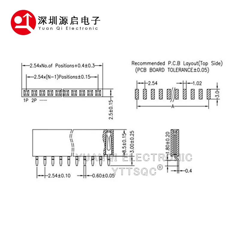 10 шт. SMT SMD 2345678940 контактный Однорядный прямоугольный гнездовой штырьковый разъем 2,54 мм Шаг полоса разъем 4P5P6P8P9P (art.: 3920c00a767cf) - 3920c00a767cf