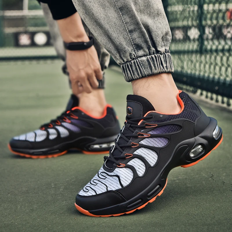 Abhoth Men Sneakers Breathable Mesh Running Shoes Air Cushioned Cushioning Sport Shoes Walking Shoes Men Shoes chaussures hommes