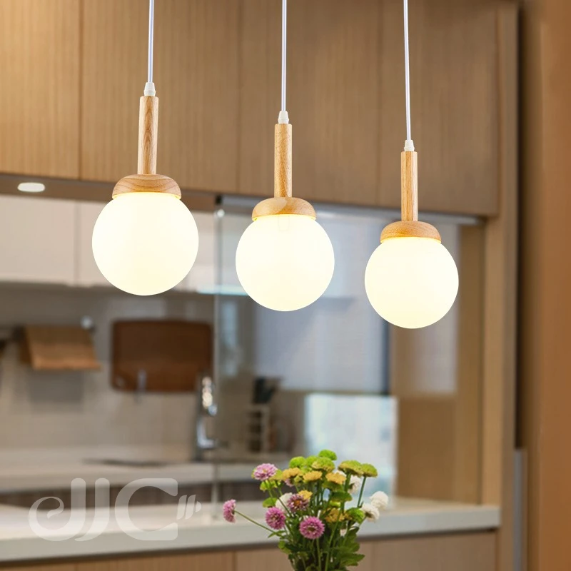 

Японский светильник JC для столовой, лампа с 3 головками для бара, современная простая лампа для столовой в скандинавском стиле