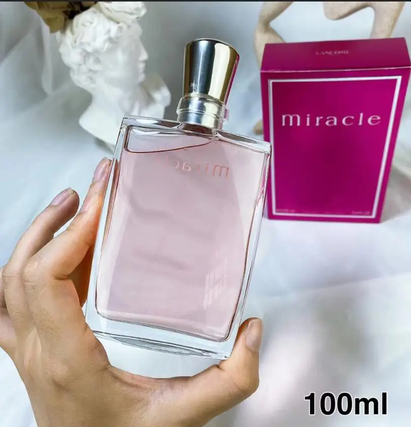 

top quality brand MIRACLE Women perfume men floral long lasting natural taste with atomizer for men fragrances