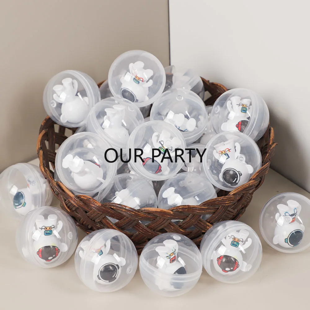 

Набор капсульных шаров с космонавтом 10 шт.