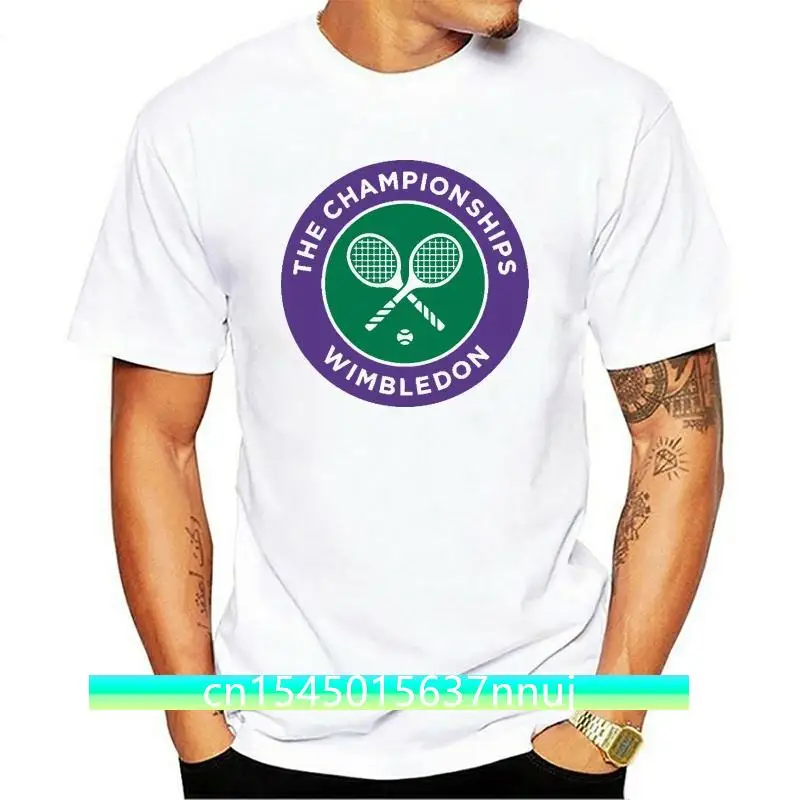 Футболка Cool Men the Championships Wimbledon из 100% хлопка с круглым вырезом