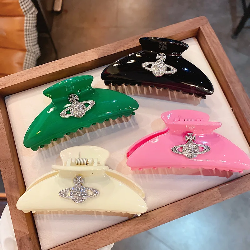 

Stylish And Versatile Design, Diamond Inlaid Star Hairpin, Korean Version, Fashion Style, Simple Grip Clip, Small Online Red Hai