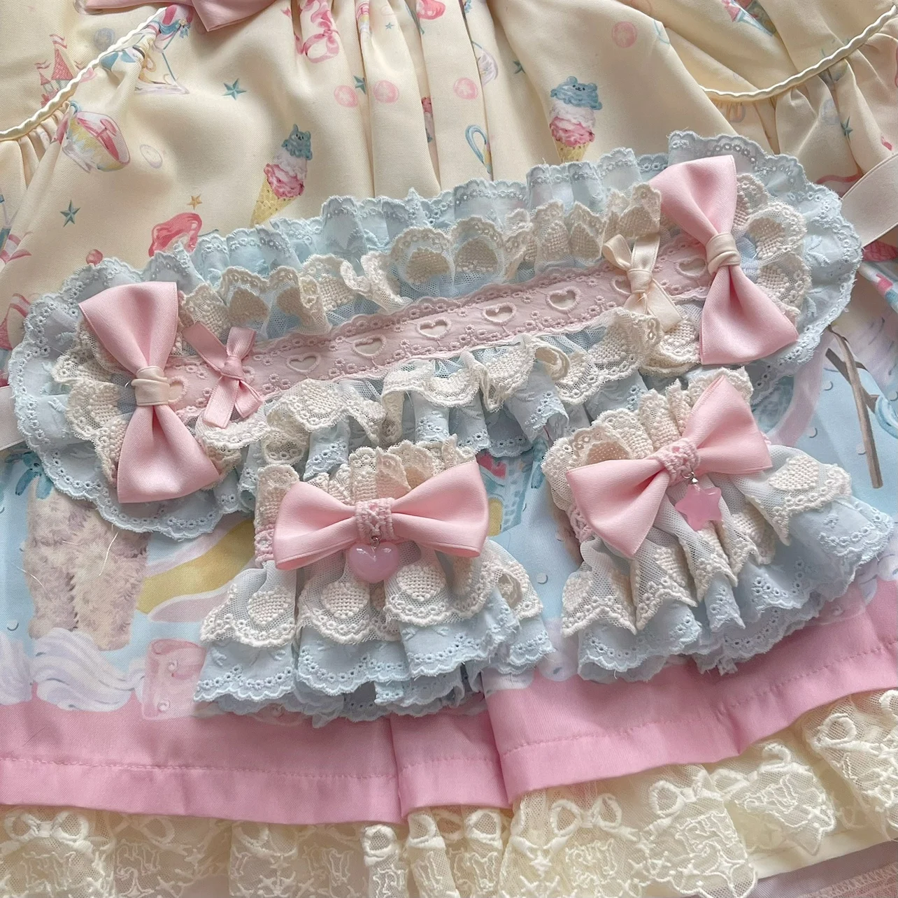 Кружевная повязка для волос в стиле лолита