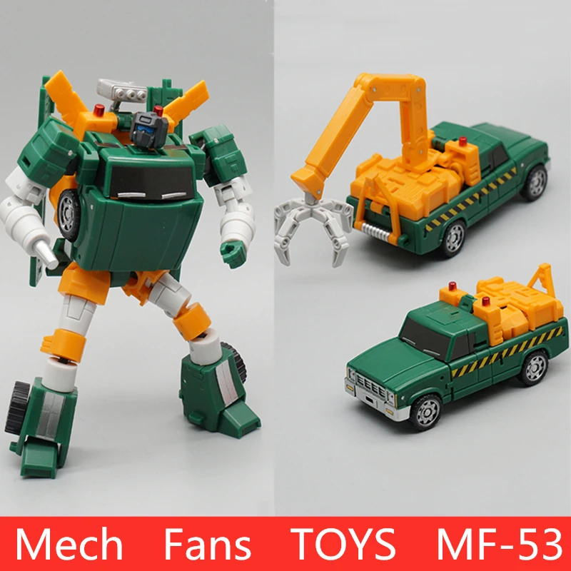 

Mech Fans TOYS MFT Transformation MF Pioneer Series Trailer MF53 MF-53 Hoist Wrecker Mini Action Figure Toys With Box