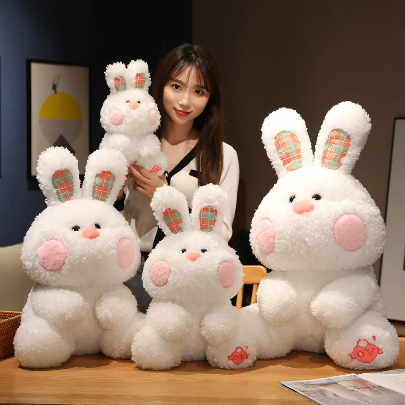 

40-120cm Kawaii Cartoon Animal Rabbit Long Square Plush Toy Doll Pillow Soft Sofa Cushion Cute Baby Girlfriend Birthday Gift