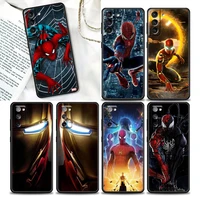 phone case for samsung galaxy s22 s21 s20 fe 5g s7 s8 s9 s10e plus ultra silicone case cover marvels spider man 3 generations
