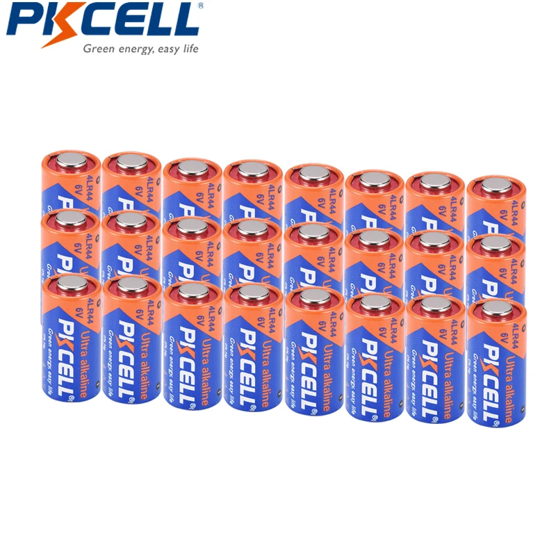 

Щелочная батарея PKCELL 4A76 4LR44 L1325 A544 6V для дрессировки собак, 24 шт.