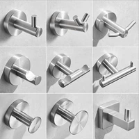 stainless steel bath towel hooks brushed robe coat and clothes hook wall mounted for bathroom kitchen garage