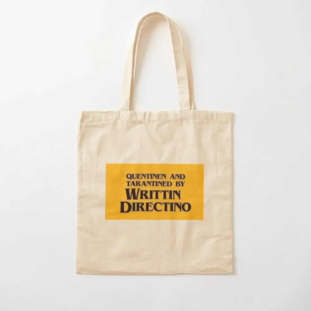 Большая сумка из ТЯНЬ И ТАРАНТИНА WRITTIN DIRECTINO Женские сумки Холщовая на заказ