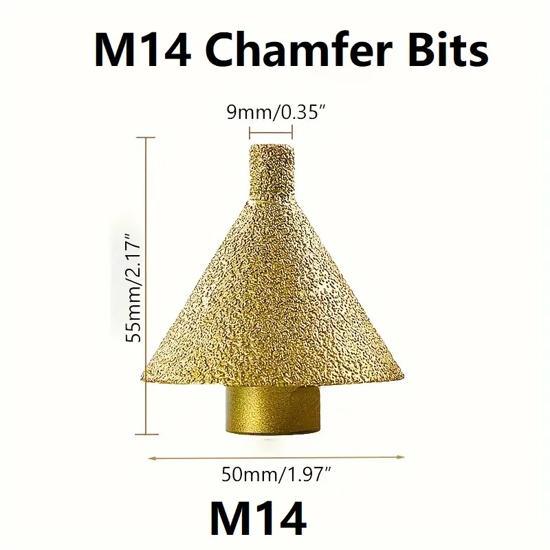 

Алмазное сверло GHTYONG для шлифовки кромок M10 M14 38/50 мм