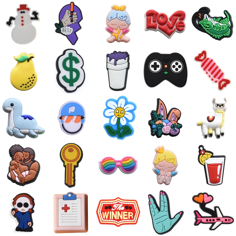 

Kids Girl Decorations for Crocs Para Pins Set Jeans Men Wholesale Bulk Gifts Boy Shoes Accessories Packs Women Charm Shoe Charms