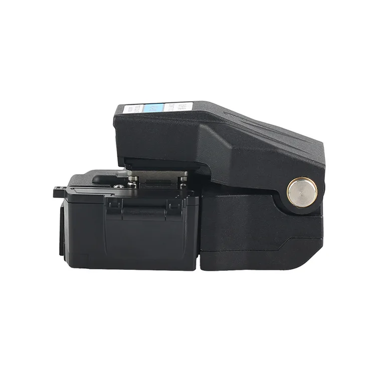 AUA-30 Optical Fiber Cutting Knife Leather Wire Optical Cable Jumper Bare Fiber High Precision Fiber Cleaver with Waste Box