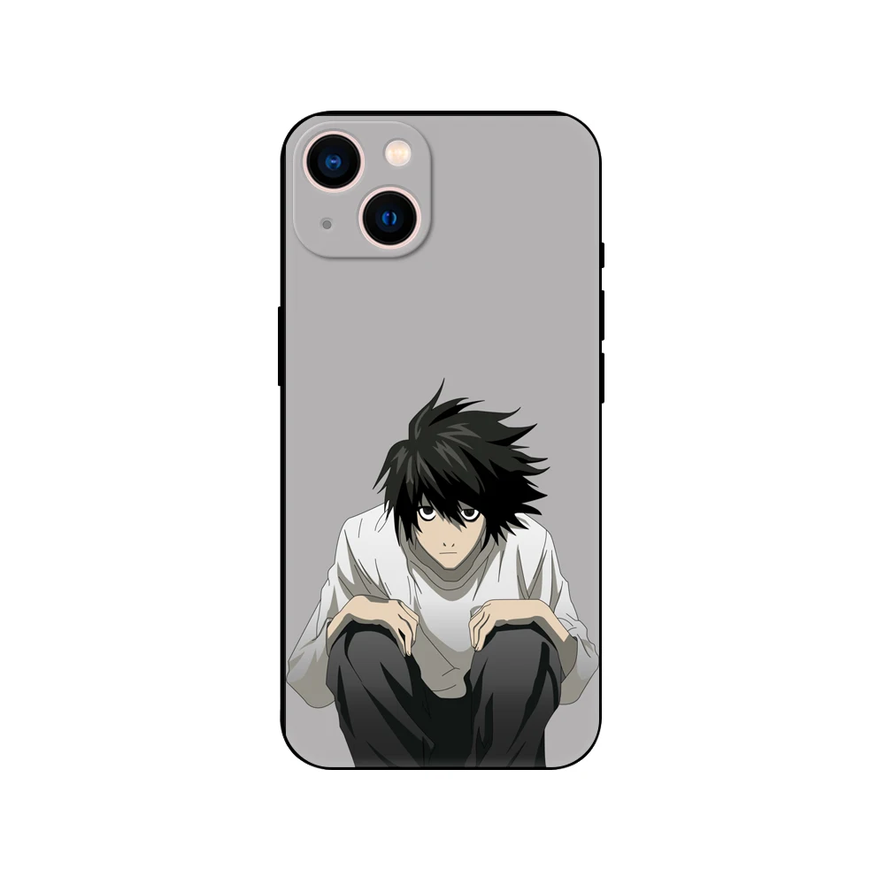 Чехол для телефона с изображением героев мультфильма Death Note черный чехол из ТПУ