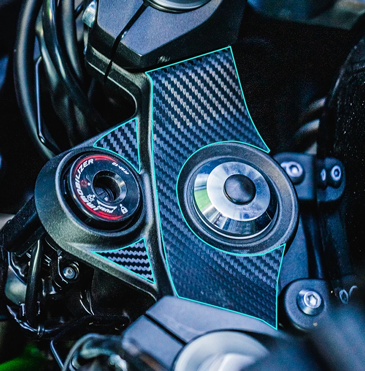 

Наклейка на мотоцикл, наклейка, тройное дерево, верхний зажим, верхний передний конец для KAWASAKI Z1000SX