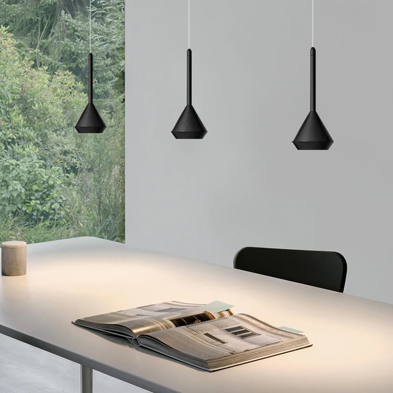 

Hanging chandelier Nordic restaurant chandelier villa kitchen living chandelier study ceiling lampshade decoration interior lamp