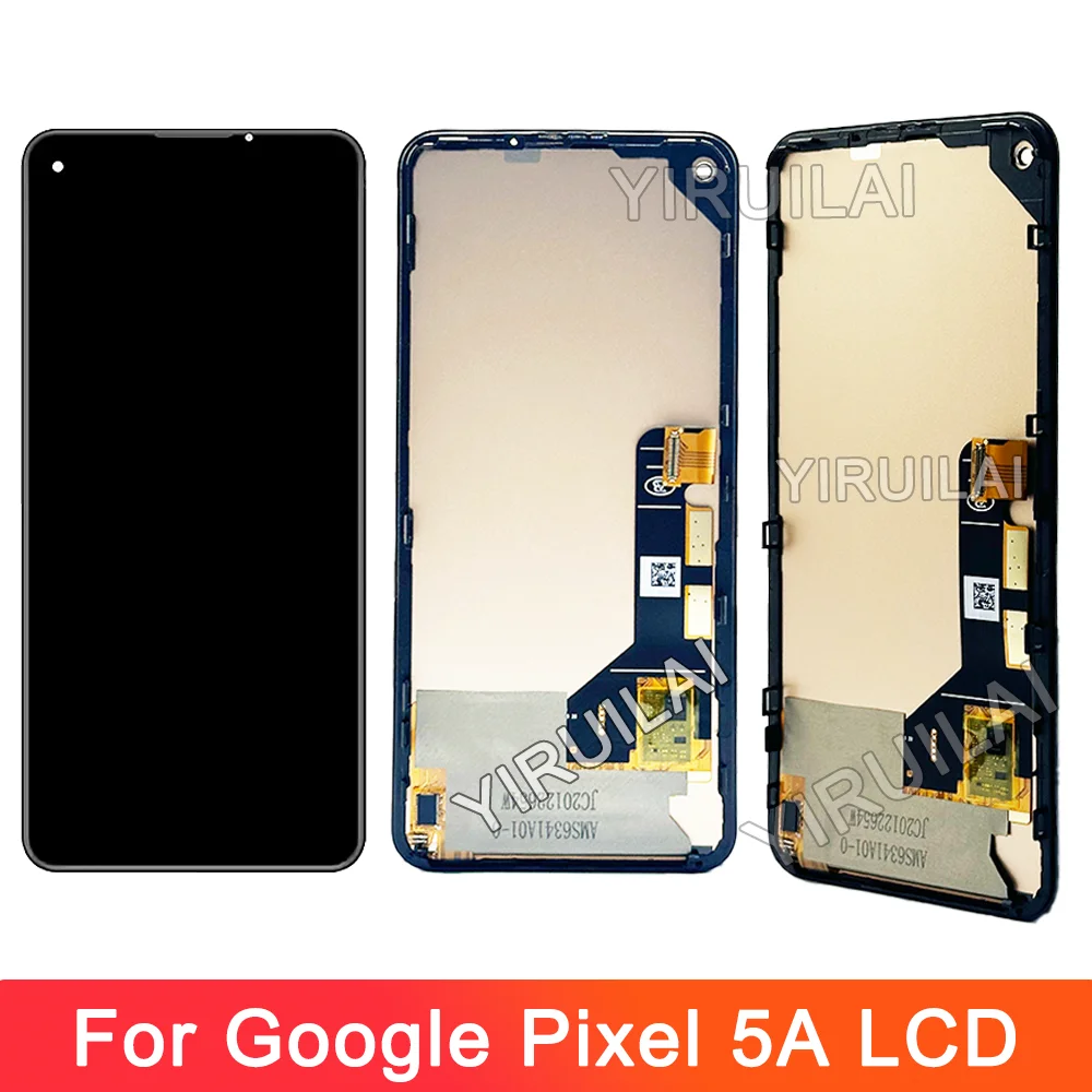 Фото 6,34 ''TFT для Google Pixel 5A протестировано для Google Pixel 5A 5G G1F8F G4S1M Замена преобразователя сенсорного экрана ЖК-дисплея в сборе №3