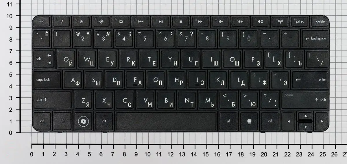Клавиатура для HP Compaq 608769-001 черная