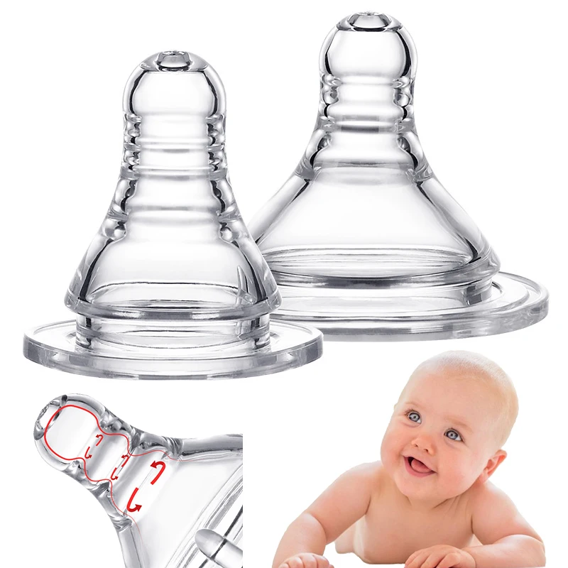 

3 шт., силиконовые соски-бутылочки для кормления детей