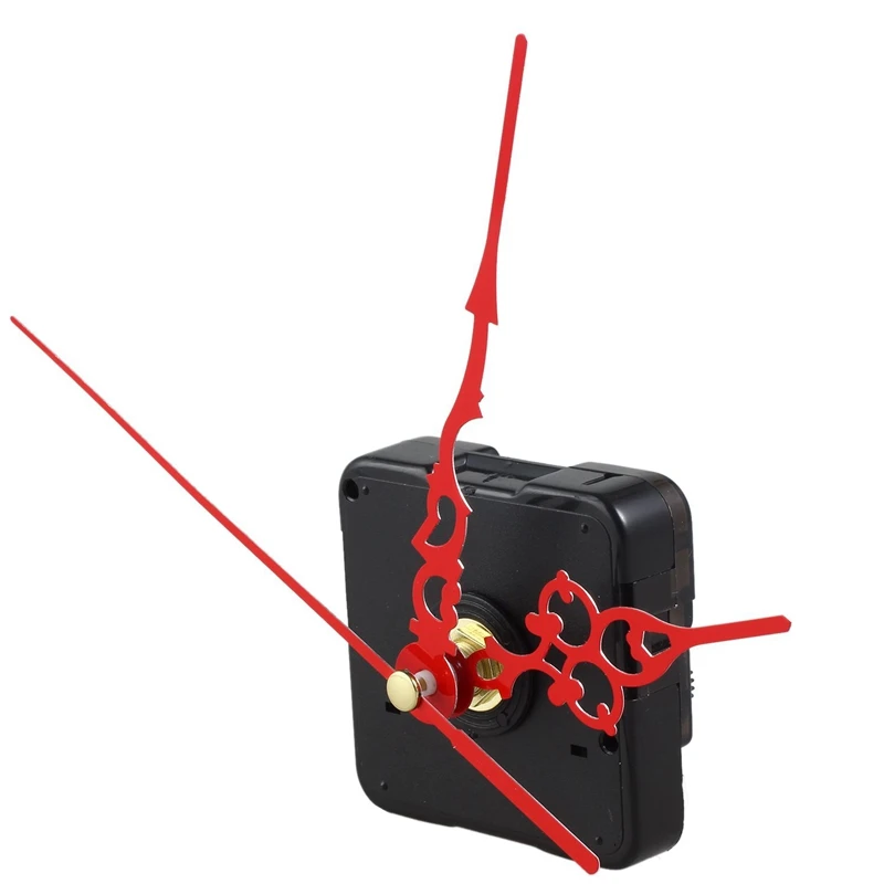 

High Quality New Quartz Black Wall Clock Movement Mechanism Repair Parts Kit