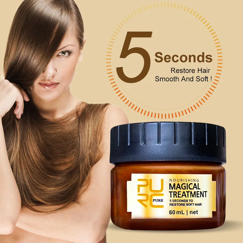 Magical Hair Treatment Mask 5 Seconds Repair Dry Damage Root Keratin Hair & Scalp Treatment Deep Hair Care Mask