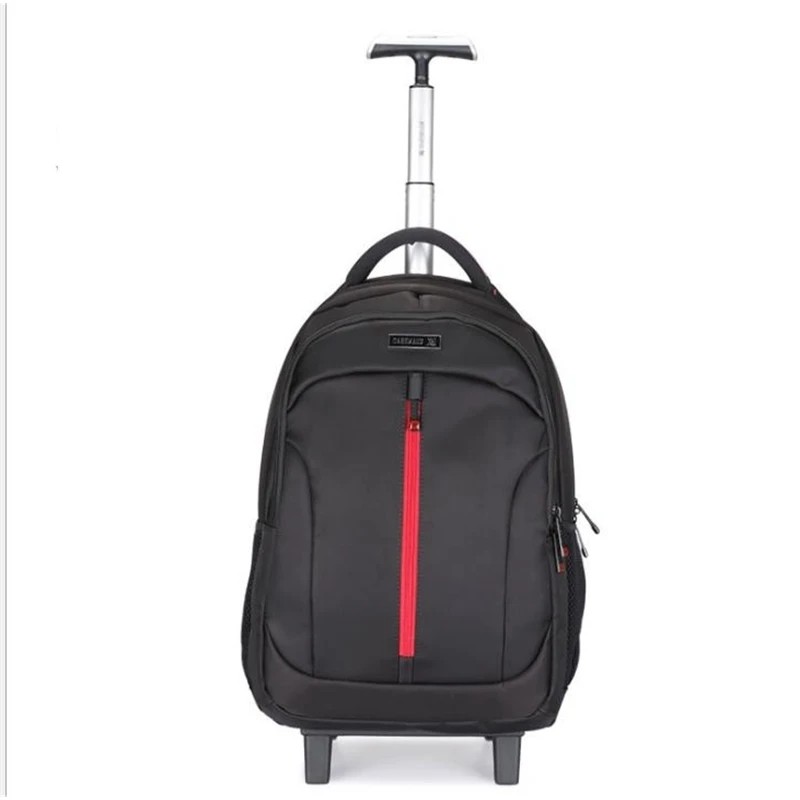 Wheeled backpack bag for men school trolley bags travel backpack with wheels Oxford women Travel Rolling Luggage trolley bags