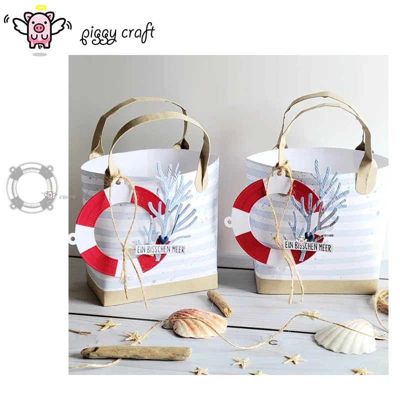 Piggy Craft металлические штампы для резки форма украшение в виде буй жизни скрапбук