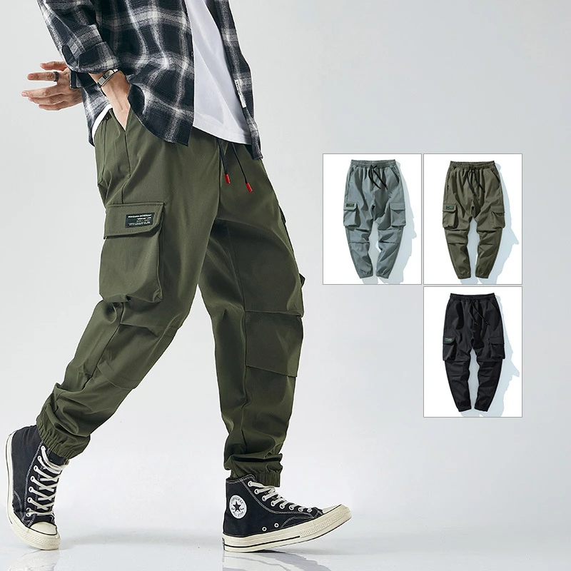 

Брюки-карго мужские тактические, уличные водонепроницаемые боевые повседневные брюки с несколькими карманами, рабочие джоггеры