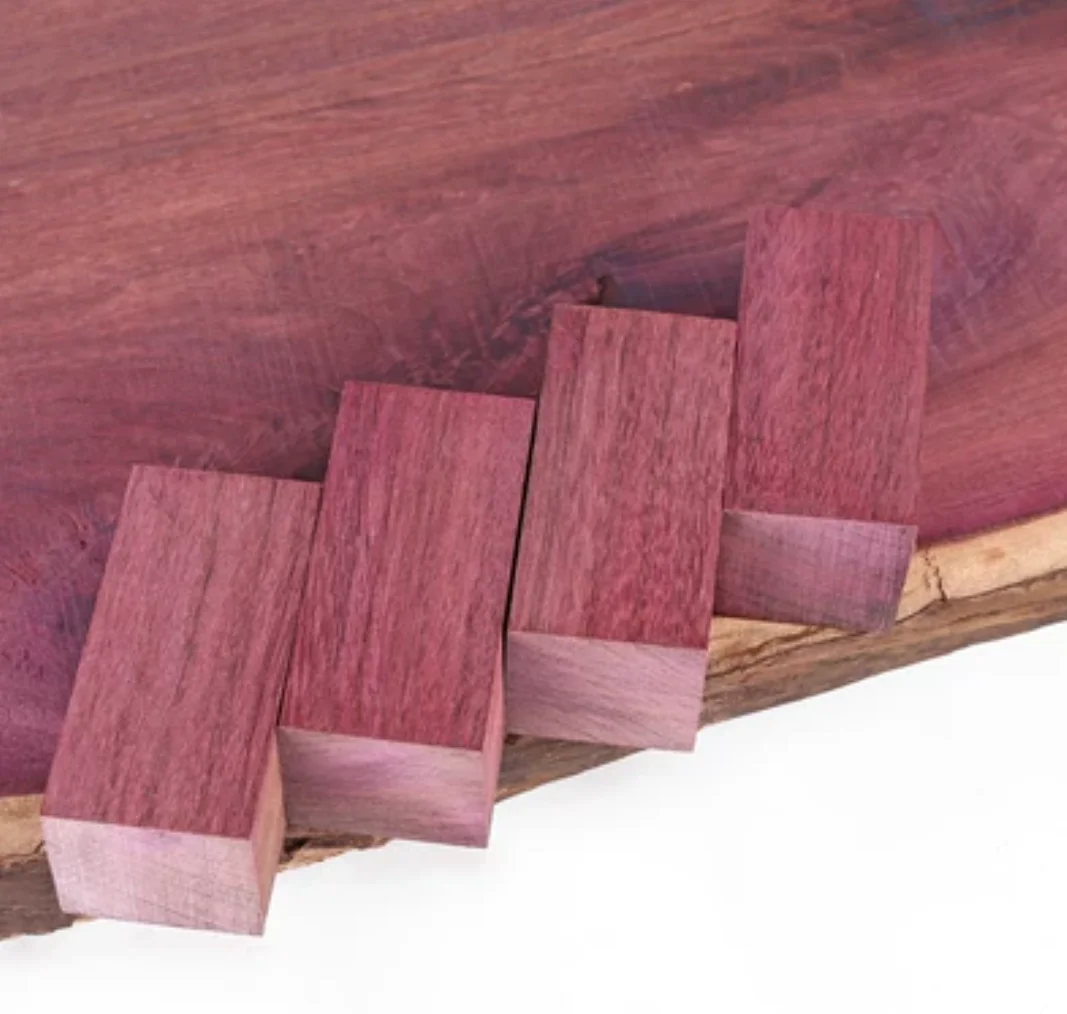 Длина: 100-500 мм Размер: 50x50 Южноамериканское фиолетовое дерево (Peltogyne) резное