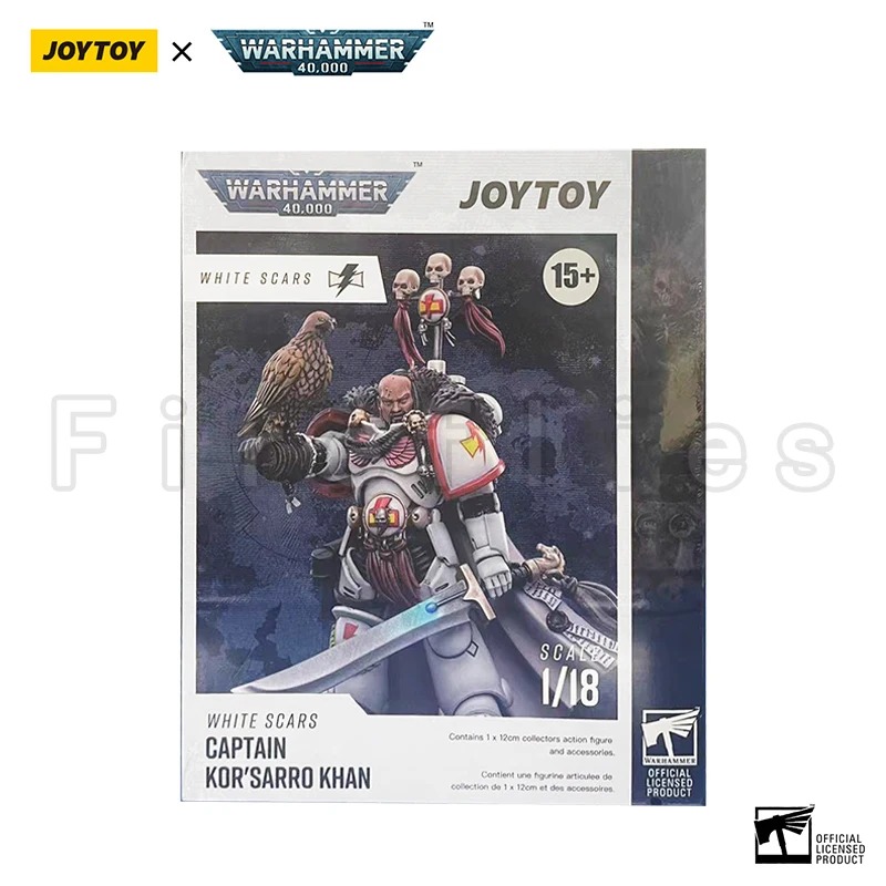 Фигурка JOYTOY 118: 40K White Scars Intercessors и Боевой Мотоцикл, Коллекционная Модель, Аниме-Коллекция (art.: 3920d985ec020) - 3920d985ec020