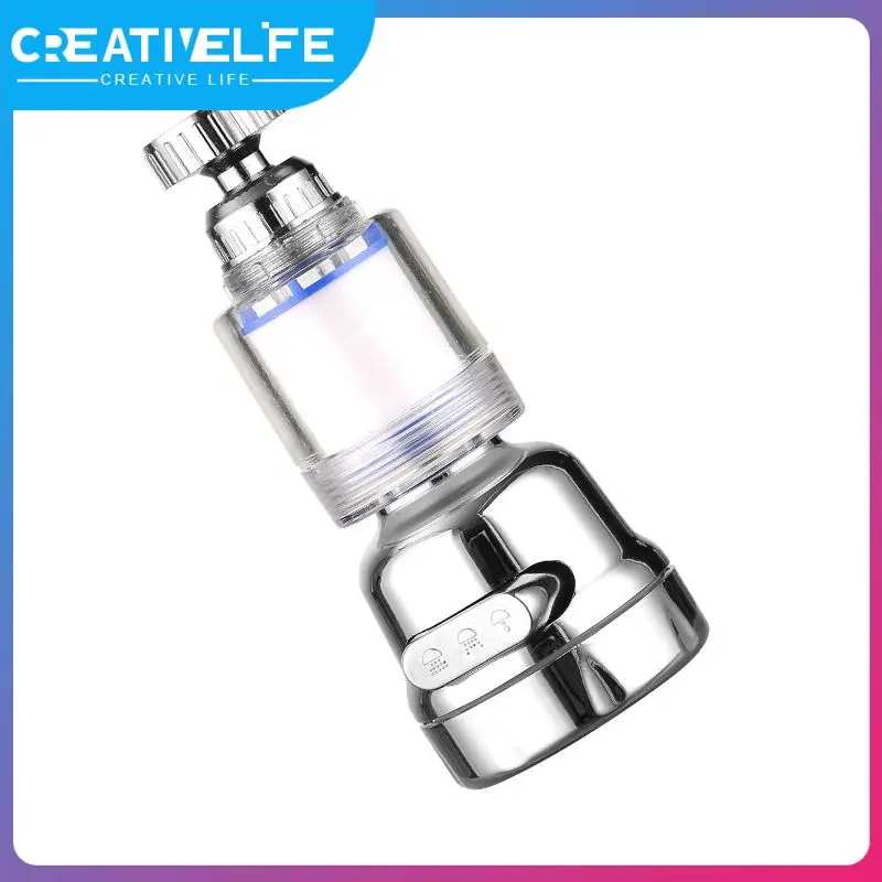 

360 Degree Rotating Faucet Filter Extension Tube 3 Mode Faucet Nozzle Converter Newest Water Tap Bubbler Kitchen Accessorie