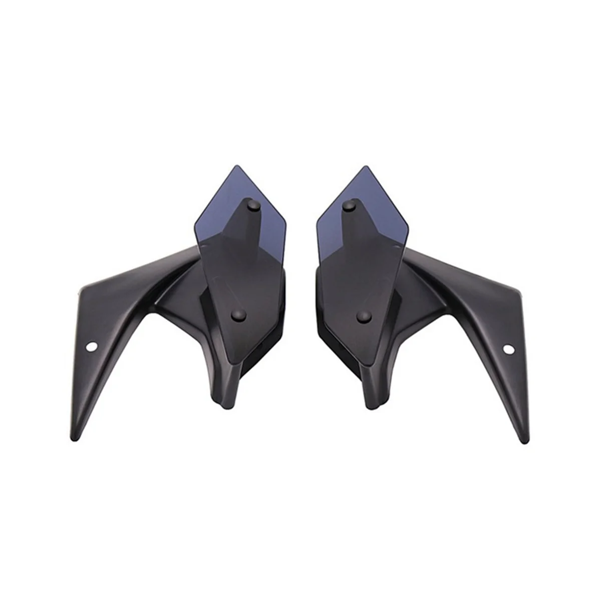 

Motorcycle Side Downforce Naked Spoilers Fixed Wing Winglet Fairing Wing Deflectors for Kawasaki Z900 2017-2019(Black)