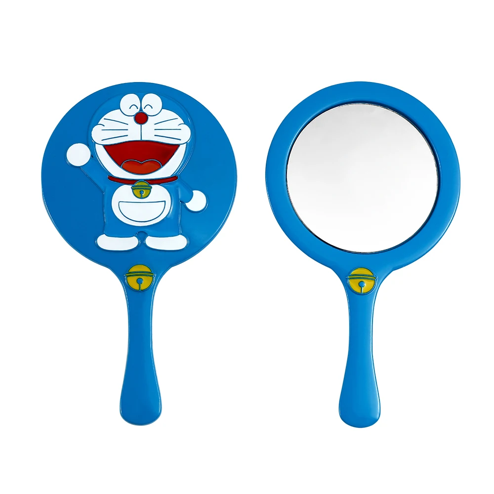 

Anime Doraemon Handheld Mirror Makeup Mirror SPA Salon Makeup Vanity Hand Mirror Handle Cosmetic Compact Mirror for Women