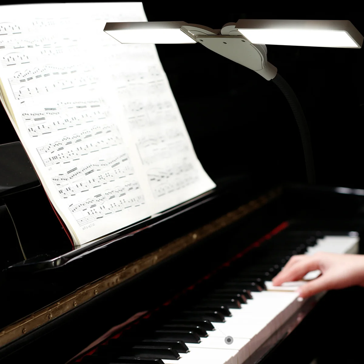 Лампа-подставка для фортепиано мягкий свет защита глаз USB-разъем специальный