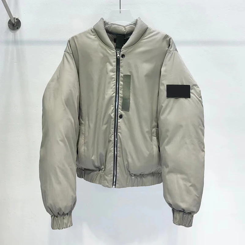 

Padded Down Jacket Outdoor High Street Winter Coat Warm Men Clothing Casual Zipper Outwear Streetwear MA292