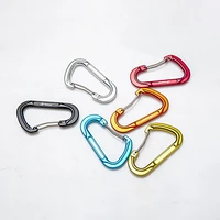 useful sturdy good toughness d shape rappelling climbing carabiner for outdoor mountaineering buckle safety buckle