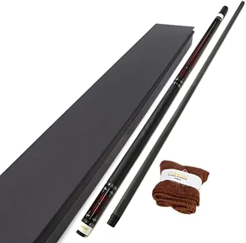 

58'' 19oz Carbon Fiber Pool Cue Stick with 12.5mm Cue Tips