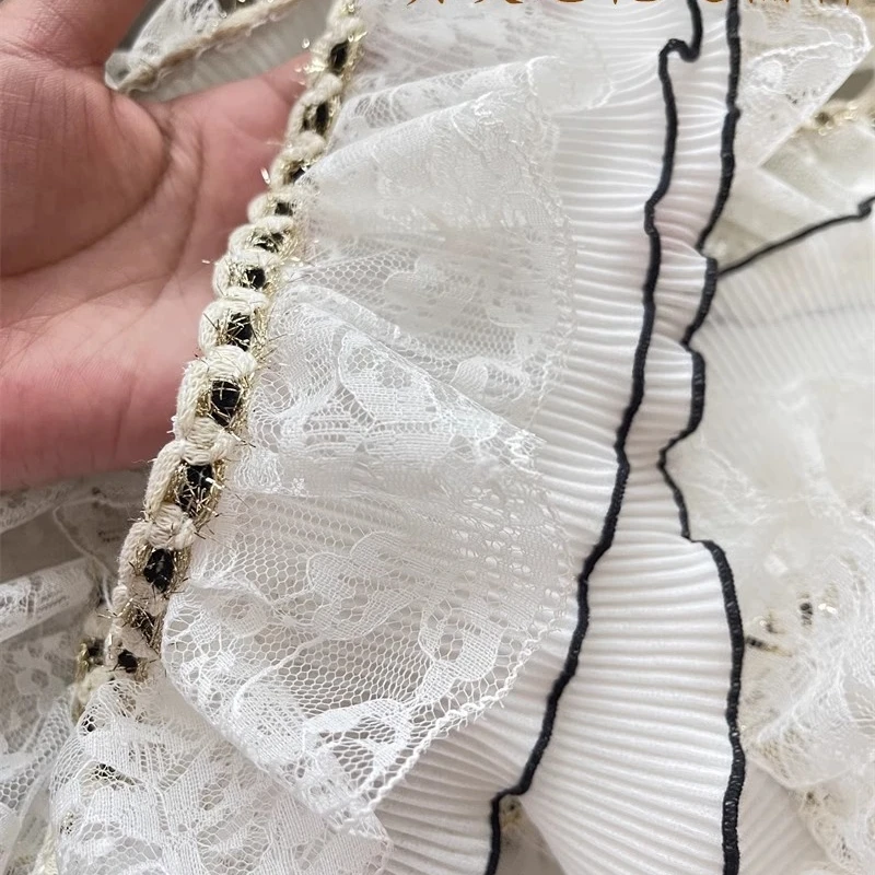 Шифоновая кружевная лента