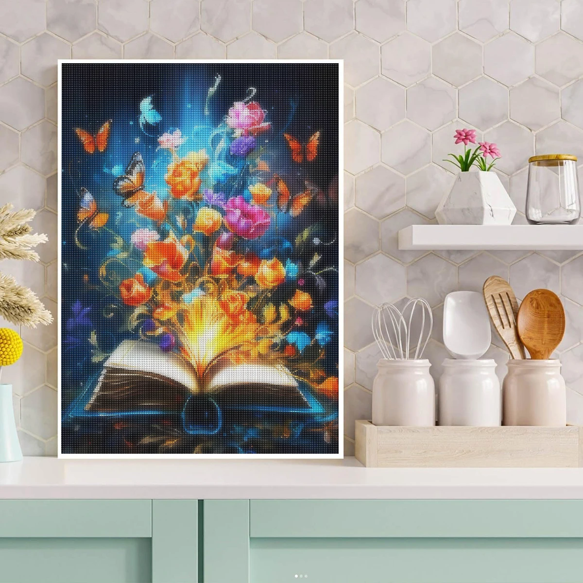 Алмазная живопись 5d луна пейзаж полная новая вышивка роза цветок рукоделие