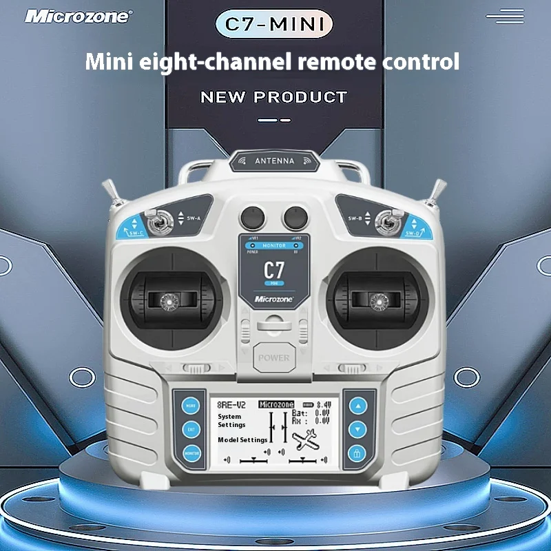 Mc7mini с дистанционным управлением 8-канальная модель самолета 2 4 г приемником и
