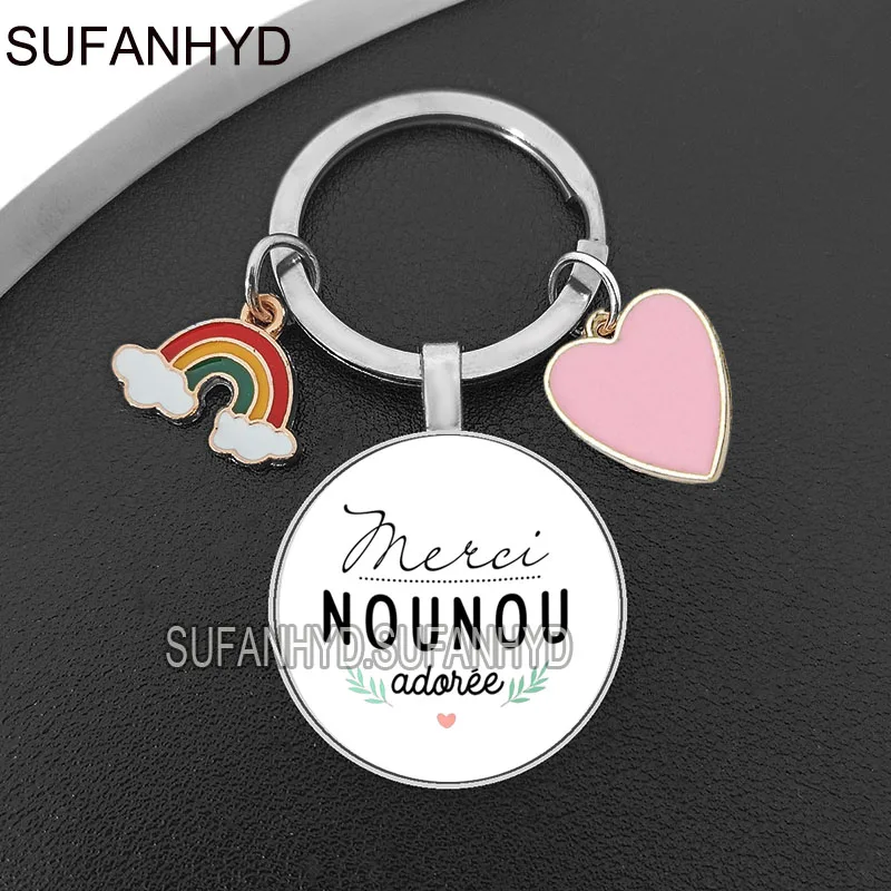 Брелок для ключей для няни с надписью «Thank You» Брелок для ключей для няни с надписью «Thank You»