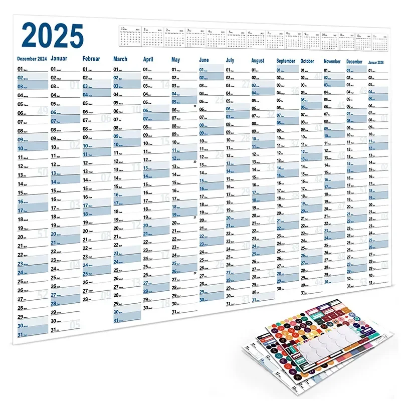 Настенный календарь на 2025 год большой настенный с плакатом