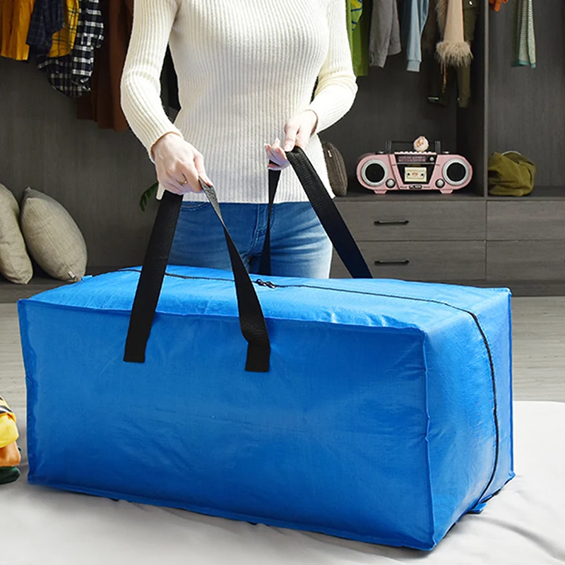 

Heavy Duty Extra Large Travel Storage Bags Moving Bag Backpack Straps Strong Handles Storage Totes Luggage Bag Toy Organizer